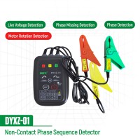 DYXZ-01 Contactless Phase Detector Phase Sequence Indicator for Three-Phase Motor Rotation Detection