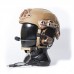 TSFS FCS COMTAC3 Tactical Headset Pickup Noise Reduction Tactical Headphones for Helmet (Sandy)