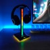 Music Spectrum Display Luminous Headphone Stand RGB E-sports Room Rhythm Light PC Desktop Decoration