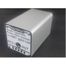 12V 3F Super Capacitor Power Filter Module for Hifi Line Filter EMI Filter DC2.1 Input Output Ports
