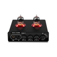 TUBE-T7 Headphone Amplifier 6J9 Electronic Tube Power Amplifier DAC Decoder Support Optical Fiber & Coaxial & RCA Input