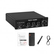 DA-1002C HiFi Digital Power Amplifier Support Bluetooth 5.0 & USB & Coaxial & Optical Input without Power Adapter