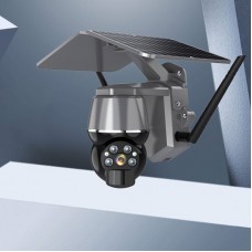 WiFi Solar PTZ Camera 4G Remote Double Light Source Intelligent Solar Energy Alert PTZ Camera with 32G Memory Card