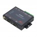 HF2221 Industrial Grade 2-Port Serial Server RS232/485/422 to Wifi/Ethernet w/ Rubber Wifi Antenna