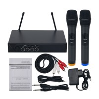 S-9 Home KTV Wireless Microphone System Cordless Microphone System w/ Sound Mixer Bluetooth Reverb