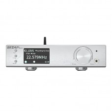 BRZHIFI NXC02 Dual ES9038PRO Headphone Amplifier Digital Hifi Bluetooth DAC Audio Decoder Silver