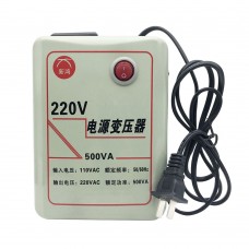500VA 220V to 110V Household Step down Voltage Converter Transformer for Appliances below 250W