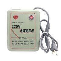 220V to 110V 2000VA Step down Voltage Converter Transformer for Electrical Appliances below 1000W