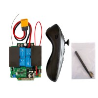 RX40E 500M/1640.4FT 12V 24V 30V 40A Boat Remote Control Kit w/ Integrated Antenna for Trawler