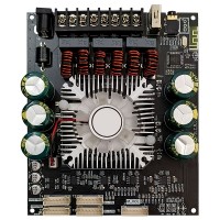 ZK-HT22 160Wx2+220W Bluetooth Amplifier 2.1 Channel Power Amp Board TDA7498E w/ Wired Potentiometers