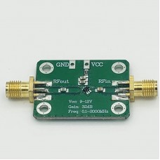 RF Amplifier Module Broadband High Frequency Low Noise Amplifier LNA Module 0.1-2000MHz 32dB High Gain