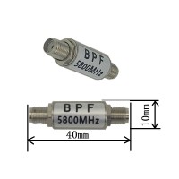 Round Shell High Performance 5.8GHz Bandpass Filter Graphic Transmission Remote Control Filter 2.4GHz Suppressor