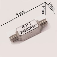 Square Shell 2400-2483SAW Bandpass Filter 2400MHz/2450MHz Graphic Transmission WiFi Remote Range Extension