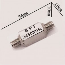 Square Shell 2400-2483SAW Bandpass Filter 2400MHz/2450MHz Graphic Transmission WiFi Remote Range Extension