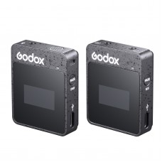Godox MoveLink II M1 2.4GHz Wireless Lavalier Microphone System One Receiver One Transmitter Black