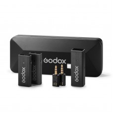 Godox MoveLink Mini UC Kit 2 Wireless Microphone System Two TX and One RX (Classic Black) for Type-C