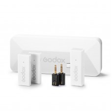 Godox MoveLink Mini UC Kit 2 Wireless Microphone System Two TX and One RX (Cloud White) for Type-C