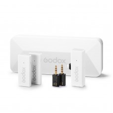 Godox MoveLink Mini LT Kit 2 Wireless Microphone System Two TX One RX (Cloud White) for Lightning