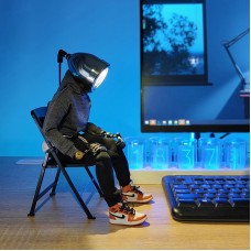 Ambient Light PC Desktop Light Cyberpunk Night Light E-sports Room Decoration Creative Gift Gray