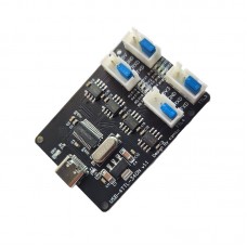 4-Channel USB to TTL Serial Module 4-Channel Independent TTL Type-C Interface Support 1200-2Mbps Communication Speed