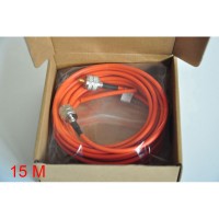 15M/49.2FT Feeder Pure Copper Dual M Connector Feeder Line for Shortwave Radio Used Outdoors