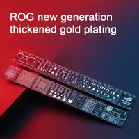 12" New Generation of PCB Ruler Thick Gold-Plated Metric Imperial Ruler for ROG Republic of Gamers