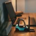 LinDesign Forklift Desktop Phone Stand Desk Phone Holder Wireless Charger (Blue) for Apple Huawei