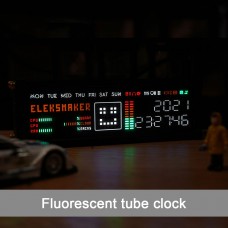 Eleksmaker EleksWFD Creative Desktop Clock Retro Pseudo-Fluorescent Tube Clock Electronic Clock Gift