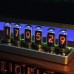 MARVEL TUBES Upgraded IPS Pseudo Glow Tube Clock Desktop Digital Clock Alarm Color Screen Silver