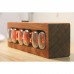 IN12 Nixie Tube Clock Creative Retro Desktop Clock Digital Clock DIY Decoration (African Padauk)