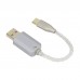 10cm/3.9" Portable DAC Headphone Amplifier OTG Cable Audio Cable For Type-C To USB-A