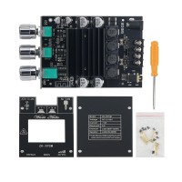 ZK-XPSM Stereo Bluetooth Amplifier Module 150W*2 Bluetooth 5.0 Amplifier Board Adjusts Treble Bass