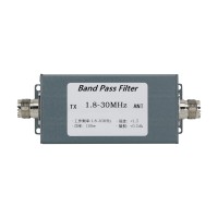 1.8-30MHz Band Pass Filter BPF Bandpass Filter Anti-interference Improve Selectivity Suppress Clutter