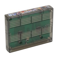 Transparent Black Version 2 MVS 161 in 1 Game Cartridge with a Box for SNK Arcade Machine or AES Console