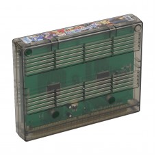 Transparent Black Version 2 MVS 161 in 1 Game Cartridge with a Box for SNK Arcade Machine or AES Console