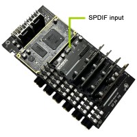 ADSP-21489 Development Board 2 In 6 Out CS4398 DAC Electronic Frequency Divider without Power Supply