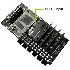ADSP-21489 Development Board 2 In 6 Out CS4398 DAC Electronic Frequency Divider without Power Supply