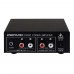 B022 Stereo Preamplifier Preamp Active Speaker Headphone Preamp with 6.35mm and 3.5mm Interfaces