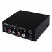 B022 Stereo Preamplifier Preamp Active Speaker Headphone Preamp with 6.35mm and 3.5mm Interfaces