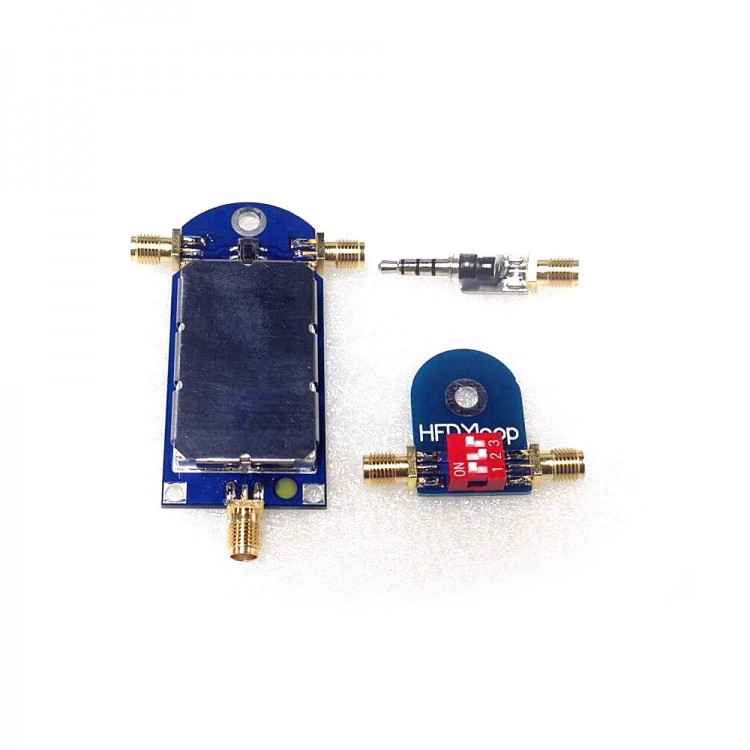 50K500MHz Small Active Loop Antenna Loop Antenna for HF AM FM