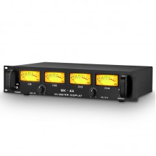 MK-4A 2U 4 VU Meter Display Audio VU Meter High Performance Level Meter for Audio Amplifier
