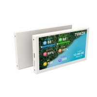 White USB 5 inch IPS Type-C Smart Screen of Computer Case for Computer Monitoring with Holder and USB Cable