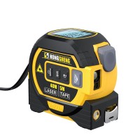 3 in 1 Handheld 5M Tape Measure 40M Laser Rangefinder Intelligent High Precision Rangefinder with British and Metric Unit