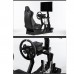 PNS GT-M Racing Simulator Cockpit Game SIM Racing Seat (Black) for MOZA Thrustmaster Simagic Fanatec