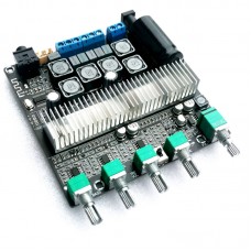 50W+50W+100W BT5.0 Bluetooth Amplifier Board TPA3116 Power Amp Board Assembled for Subwoofer Speaker