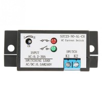 SZC23-NO-AL-CH Normal Open AC Current Sensing Switch Adjustable AC 0.2-30A for AC Current Monitoring