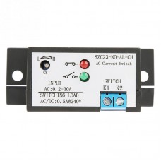 SZC23-NO-AL-CH Normal Open AC Current Sensing Switch Adjustable AC 0.2-30A for AC Current Monitoring