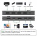 KVM201TC 4K USB-C/HDMI 2 Port KVM Switch HDMI KVM Switch for U Disk Keyboard Monitor Mouse Printer