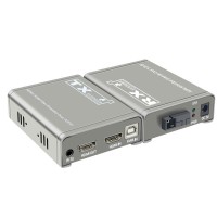 HDMI KVM Optical Transceiver HDMI Extender Support Audio Separation 20KM HDMI/KVM Fiber Extender Over TCP/IP with SC Port