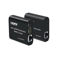 4K HDMI Extender 120M 1080P HD No Delay Signal Amplifier EDID Automatic Recognition and Local Loop Output